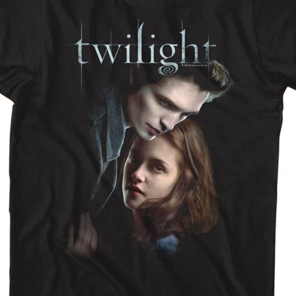 Twilight Ed and Bella Shirt – Vintage Movie Graphic Tee Retro Vampire Romance 81 - Picture 2 of 5